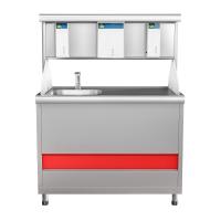 Прилавок-витрина для дезинфекции рук Abat ПВДР-70КМ АСТА