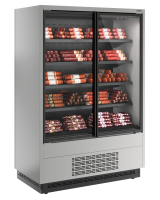 Витрина холодильная Carboma FC20-07 VV 1,3-1 0030 версия 2.0 (фронт X1) STANDARD CUBE 2