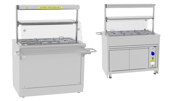 Новинка! Мармит 2-х блюд линии раздачи HOT-LINE от бренда Abat