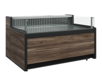 Витрина холодильная Carboma 	GC111 SM 1,5-2 открытая без боковин GELIOS