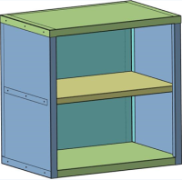 Полка для хранения посуды и инвентаря типа ПНО
