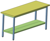 Стол производственный островной типа СПРО