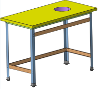 Стол производственный для сбора отходов типа СПО
