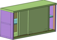 Полка-купе для хранения посуды и инвентаря типа ПНК