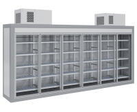 Камера холодильная Polair КХН - 5.72 со стеклом пристенного типа