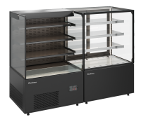 Витрина кондитерская Carboma KC78-130 VV 1,2-2 (открытая) COSMO