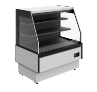 Витрина холодильная Carboma GC95 VM 1,25-2 Горка без боковин версия 2.0 PALM 3
