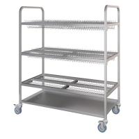 Тележка для тарелок и стаканов  ТТС-Л-3-1200.600-02