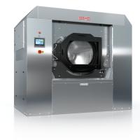 Стирально-отжимная машина для грязезащитных резиновых ворсовых ковров ВО-100БН с наклонным барабаном