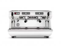Кофемашина-полуавтомат 2 группы NUOVA SIMONELLI APPIA LIFE 2GR S 220V BLACK/WHITE/RED+HIGH GROUPS+ECONOMIZER