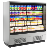 Витрина холодильная Carboma FC20-07 VM 1,9-2 0300 версия 2.0 (открытая) CUBE 2