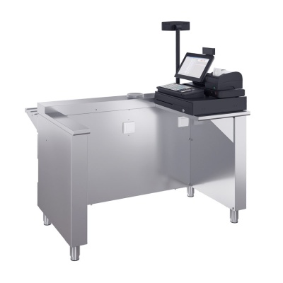 Кассовый стол с подлокотником Atesy КСП-1200-02 Ривьера