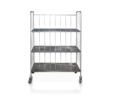Тележка сетчатая с полками для белья ТСП-500