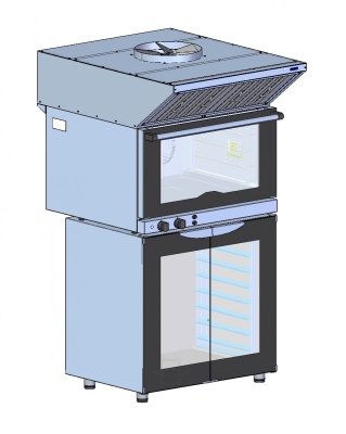 Зонт вытяжной встраиваемый Abat ЗВВ-4-6/4
