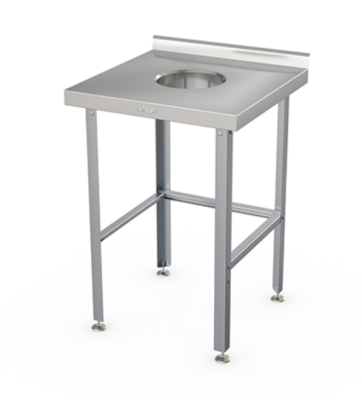 Стол для отходов Atesy СРО-С-1- 600.600-02 (СРО-3/600)