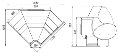 Витрина холодильная Марихолодмаш Таир ВХС-УВ