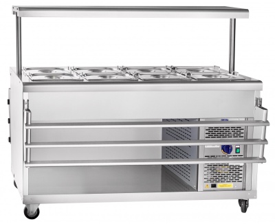 Прилавок холодильный ПВВ(Н)-70ПМ-01-НШ Линия самообслуживания