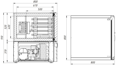 Аппарат шоковой заморозки Atesy SF5-G