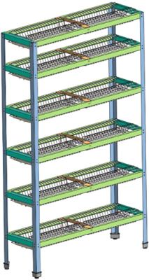 Стеллаж для сушки посуды типа ССТ