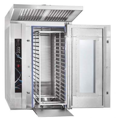 Ротационный пекарский шкаф Abat РПШ-18-8-6ЛР LIGHT, в комплекте ТШГ-18-8-6