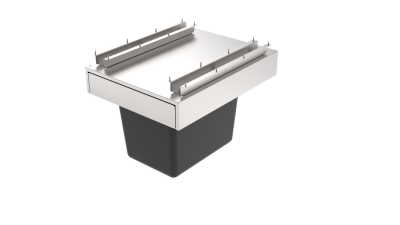 Урна подвесная выдвижная УПВ-60-02