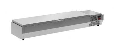 Холодильная витрина для ингредиентов Carboma А30 SM 1,3 с крышкой 0430 IKI