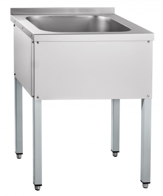 Ванна моечная односекционная Abat ВМП-6-1-5РЧ (каркас крашеный)