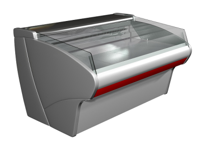 Витрина холодильная Carboma ВХСо-1,5 G110 (G110 VM 1,5-2) BAVARIA