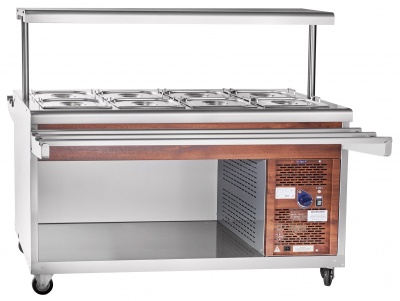 Прилавок холодильный ПВВ(Н)-70ПМ-01-НШ Линия самообслуживания