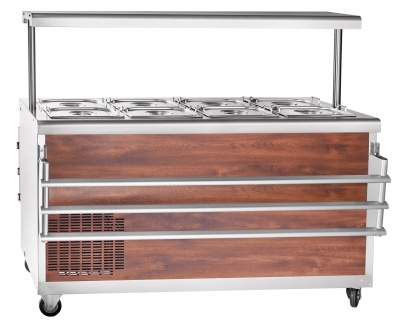 Прилавок холодильный ПВВ(Н)-70ПМ-01-НШ Линия самообслуживания