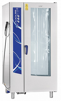 Бойлерный программируемый пароконвектомат Abat ПКА 20-1/1ПМ2-01 (автоматическая мойка)