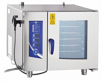 Бойлерный программируемый пароконвектомат Abat ПКА 6-1/1ПМ2 с парогенератором