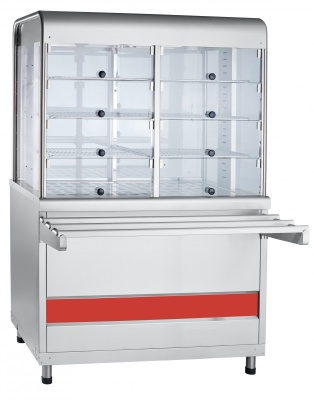 Прилавок-витрина тепловой Abat ПВТ-70КМ АСТА
