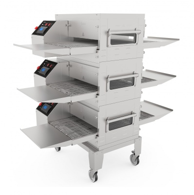 Печь электрическая для пиццы ПЭК-400 с дверцей для установки в 2 или 3 яруса