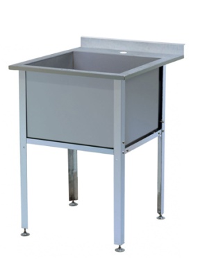 Ванна моечная односекционная Atesy типа ВМ с бортом Алента