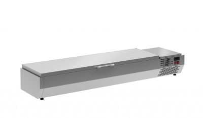 Витрина тепловая для ингредиентов Carboma A40 SH 1,0 с крышкой 0430 IDO