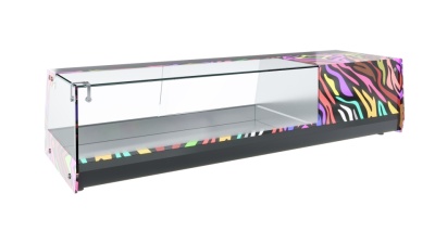 Витрина холодильная Carboma AC37 SM 1,0-1 CUBE BAR