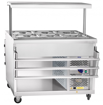 Прилавок холодильный Abat ПВВ(Н)-70ПМ-НШ Линия самообслуживания