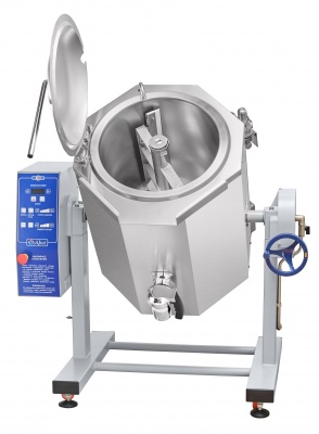 Котел пищеварочный электрический КПЭМ-60-ОМР-ВК со сливным краном