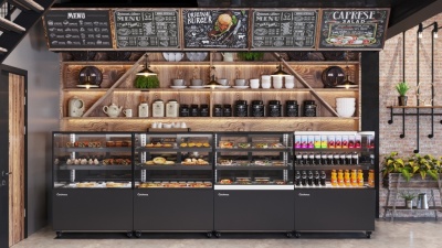 Витрина нейтральная Carboma KC71‑130 N 0,6‑1 COSMO