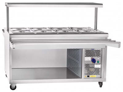 Прилавок холодильный ПВВ(Н)-70ПМ-01-НШ Линия самообслуживания