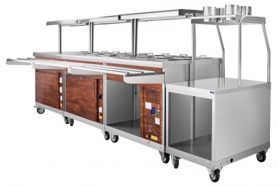 Прилавок холодильный ПВВ(Н)-70ПМ-01-НШ Линия самообслуживания