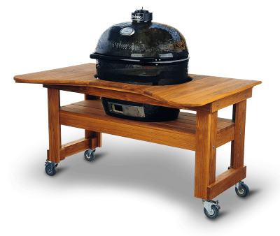 Деревянный стол из тонированной лиственницы для PRIMO OVAL 300 (FAMILY), 400 (XL)