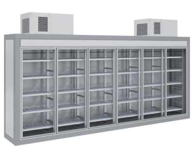 Камера холодильная Polair КХН - 4.77 со стеклом пристенного типа