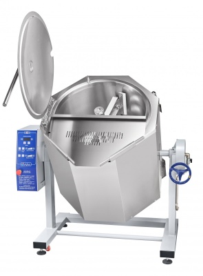 Котел пищеварочный электрический КПЭМ-160-ОМР-В с миксером, Abat