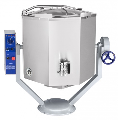 Котел пищеварочный электрический КПЭМ-160-ОМР со сливным краном