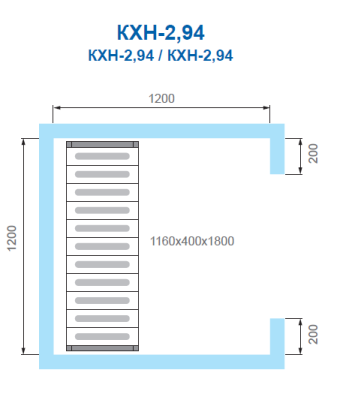 Камера холодильная Polair КХН-2,94 Standard