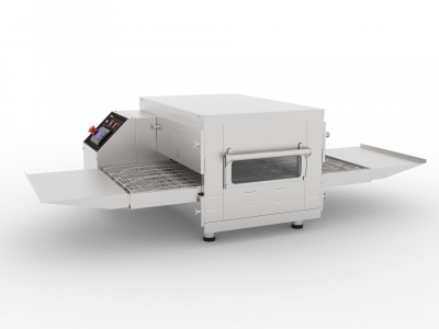 Печь электрическая для пиццы ПЭК-400 с дверцей