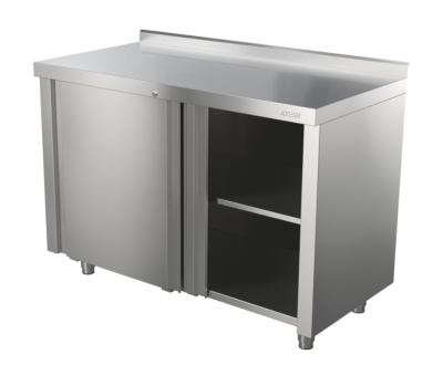 Стол-тумба Atesy СТ-С-1 с бортом, двери-купе