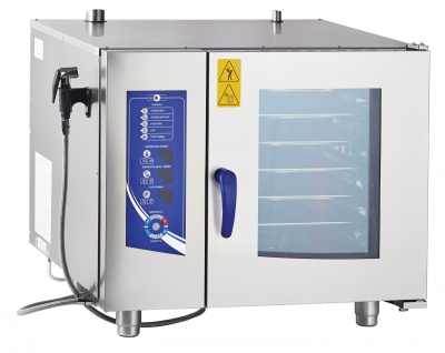 Бойлерный программируемый пароконвектомат Abat ПКА 6-1/1ПМ2 с парогенератором